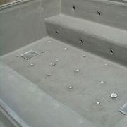 Cementitious waterproofing of swimming pools Hidroelastic