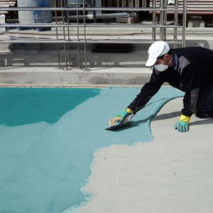 Acrylic waterproofing for terraces. Hidrofacil