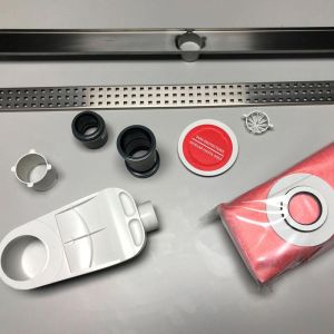 Shower Channel Canaleta de ducha Fixer Plata