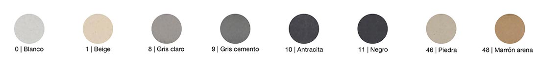 Colores Mortero de Cemento - IDEAL POOL