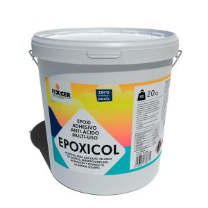 Mortar for concrete repair. Concrete and steel adhesion Epoxicol